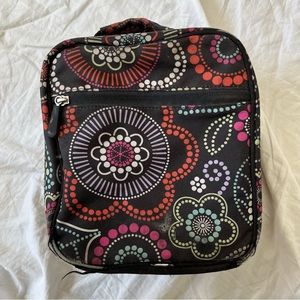 💐pottery barn black floral lunchbox💐
